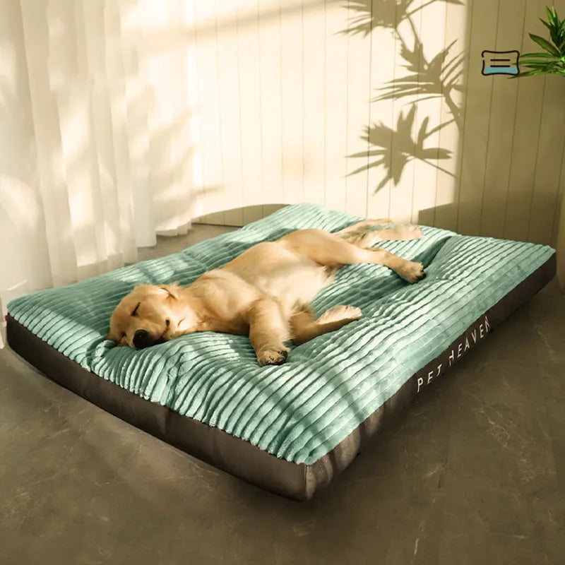 Plush, Corduroy and Washable Pet Bed for Medium Large Dogs